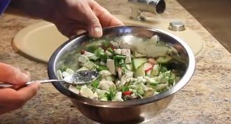 Simple dietary okroshka Okroshka with tomatoes is it possible to lose weight